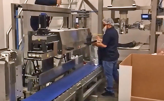 high speed band sealer for bands and pouches mps 14000 conveyor line