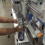 sealing bags of whole roasted coffee beans using vacuum sealer with nitrogen gas flush mps 7503 006