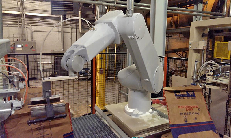 automated bag placing for valve bags