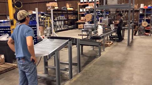 hemp bagging equipment using a net weigh filling machine