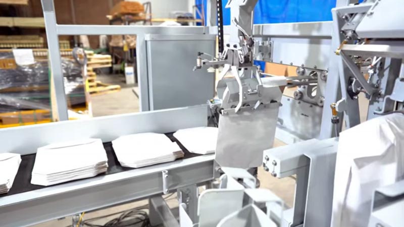 bag magazine or indexing conveyor