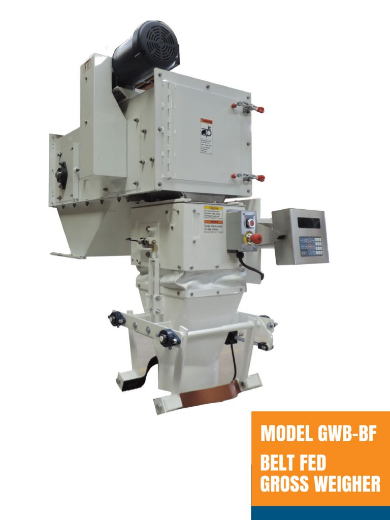 Model GWB-BF Belt Fed Gross Weigher - Open Mouth Bagger