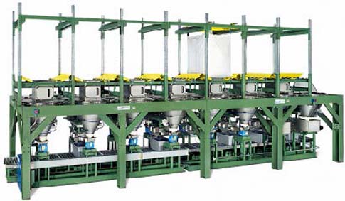big bag dispensing system to batching system