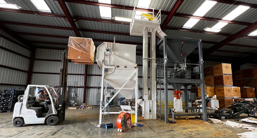 automatic grain feed bagging equipment