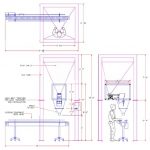 SM600 Small Bag and Pouch Filling System Drawing