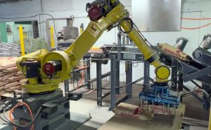used robot bag stacker