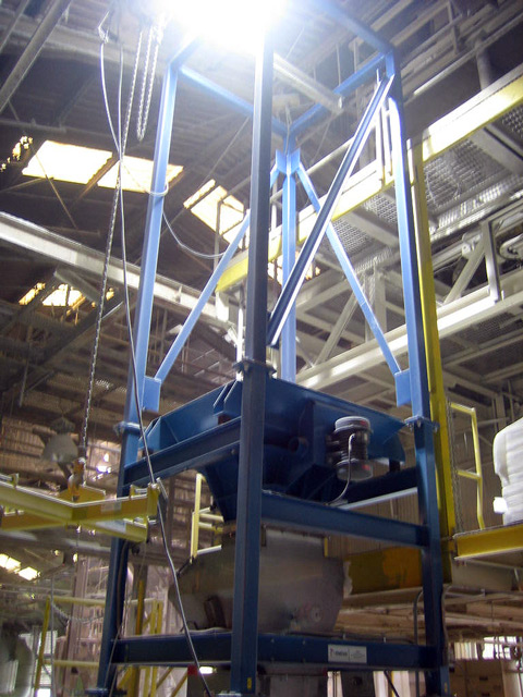 (Upper View) Bulk Bag Equipment and Unloading Station