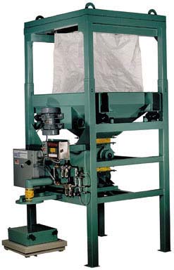 bulk bag unloader for chopped strand fiberglass