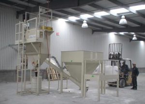 bulk bag unloading with dust collection
