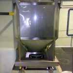 stainless steel IBC used for storage of dry ingredients