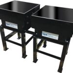 compact powder using a vibrating table