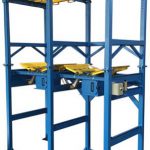 dual big bag unloaders with bag agitation