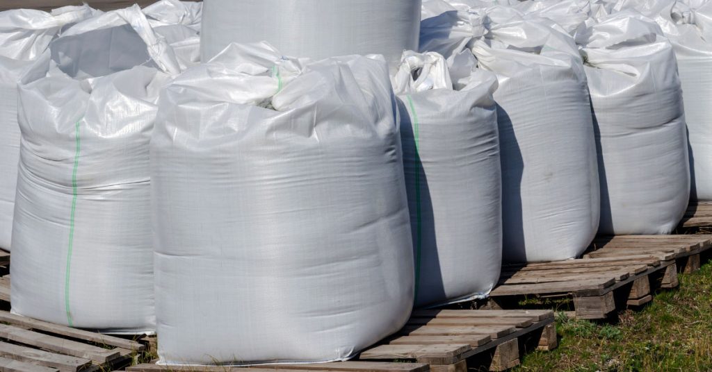 Filling Bulk Bags with Feed or Seeds