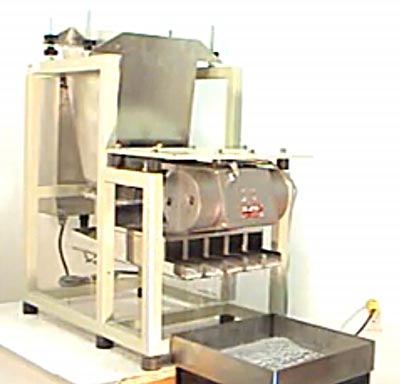 Adding Food Toppings Evenly to Edible Products on Conveyor with Feeder