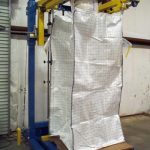 free standing bulk bag filler for tall bags