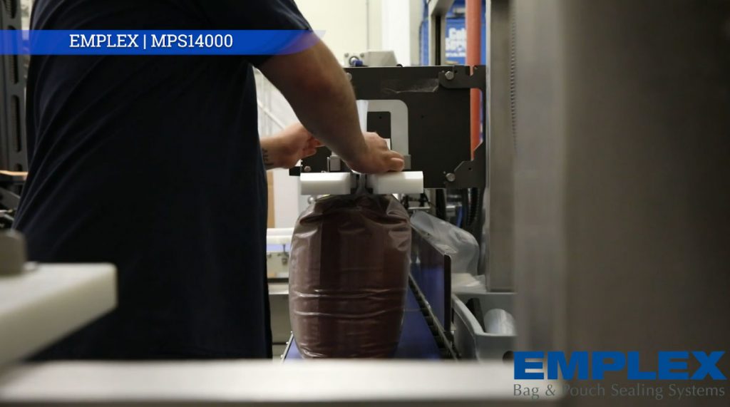 sealing bags of salt nema 4 high speed band sealer mps 14000 001