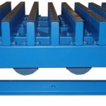 Standard grid deck vibrating table with 2 electric-powered shaker motors