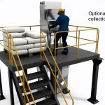 50 pound bag dumper over IBC