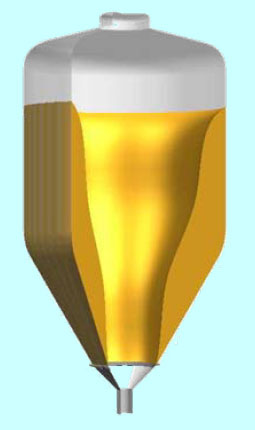 rat holing of powder in hoppers bins ibc container