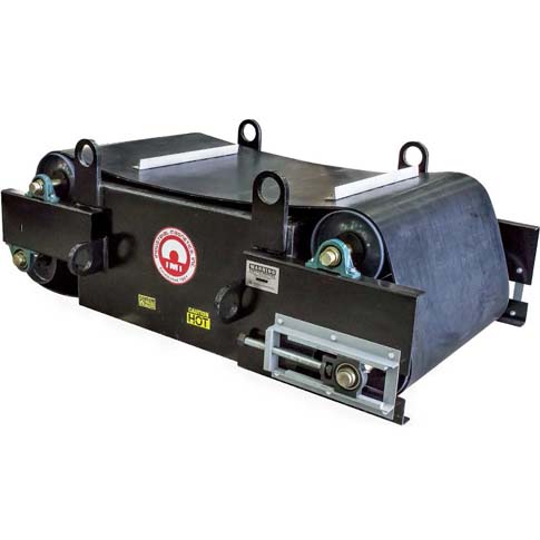 suspended electromagnet self cleaning