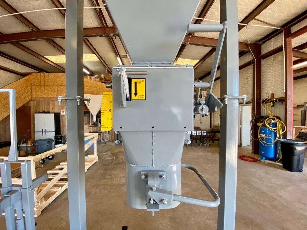 mechanical gross weigh bagging scale front