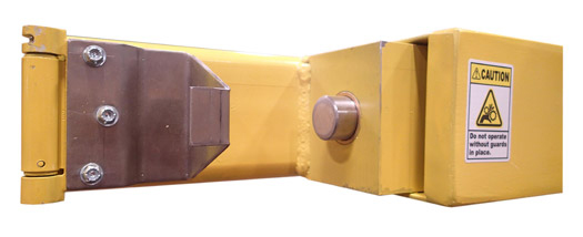 Pneumatic Bag Strap Support Pin - Retracted