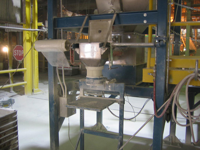 (Lower View) Bulk Bag Equipment and Unloading Station