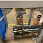 bagging system for milling company probox stand mechanical bagger and closing conveyor