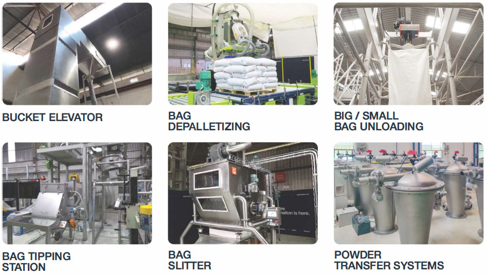 raw material ingredient handling