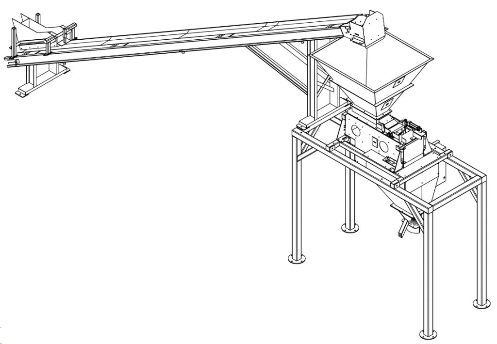 used-25-lb-belt-fed-net-weigh-bagging-system-drawing-perspective