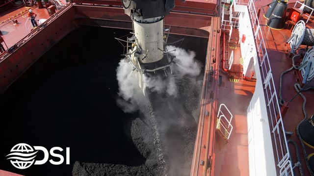dry fog dust suppression systems used for loading ships
