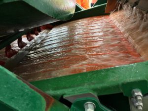 processing and screening frac sand at plant