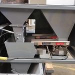 duplex net weigher with vibratory dribble feeders
