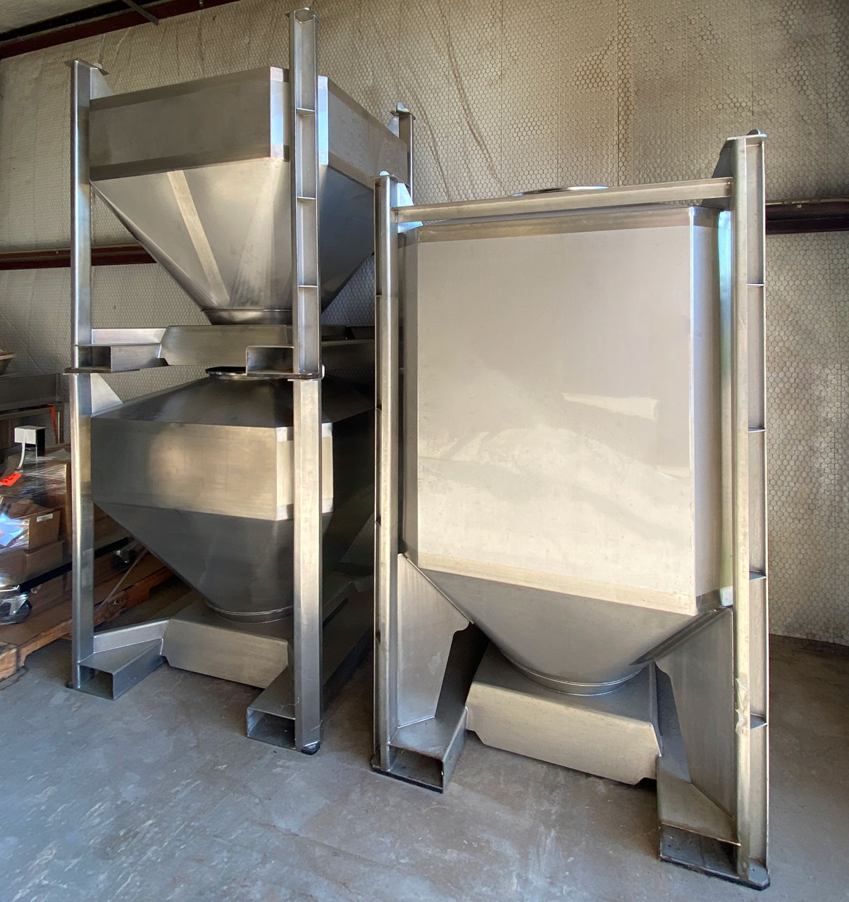 stainless steel ibc containers that are stackable and food grade