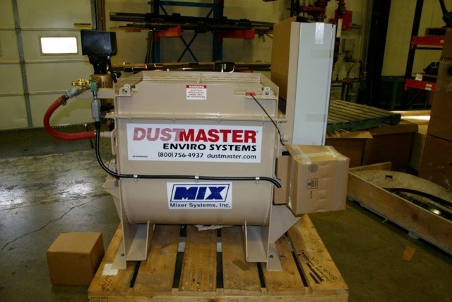 foundry dust conditioning mixer system