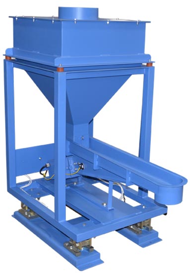 loss in weight hopper with electromagnetic vibrating feeder