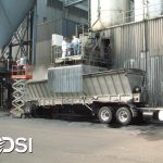 dust suppression for truck loading station